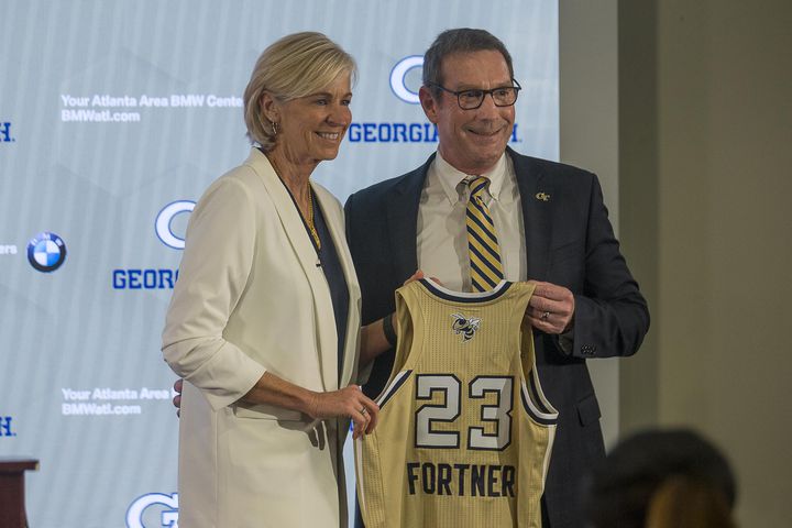 Photos: Georgia Tech introduces basketball coach Nell Fortner