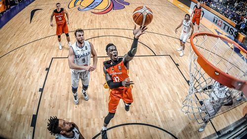 Dennis Schroder scored 17 points to lead Germany to a 61-55 win over Italy in EuroBasket 2017. Photo courtesy of FIBA.