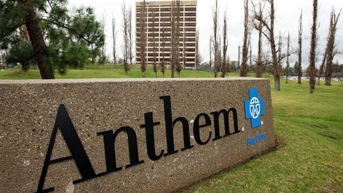 Anthem, the parent company of Blue Cross Blue Shield of Georgia, has weighed pulling out of health insurance markets across the country. This summer, it decided to partially pull out of Georgia’s individual market. (Photo by David McNew/Getty Images)