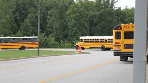 The school district now has a number of surplus buses.