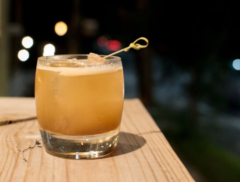 One of the tasty concoctions at A Mano is the Miele + Fumo cocktail, which translates to honey and smoke. It’s made with tequila, lemon, honey and Sfumato with a candied ginger garnish. CONTRIBUTED BY HENRI HOLLIS