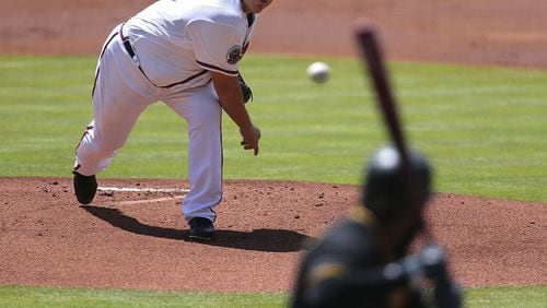 Braves pitcher Bartolo Colon had another rough day. Curtis Compton/ccompton@ajc.com