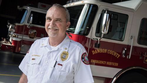 Deputy Chief Tim Satterfield of Dawson County Emergency Services Deputy Chief Operations was diagnosed in October with pancreatic cancer. Satterfield, who has spent 40 years as a firefighter, is supporting House Bill 146, which would provide the state’s roughly 35,000 firefighters with certain insurance policies for treatment of types of cancer incurred through their fire service. A National Institute for Occupational Safety Health study of more than 30,000 firefighters across the country found higher rates of certain types of cancer than in the general U.S. population. (John Amis)