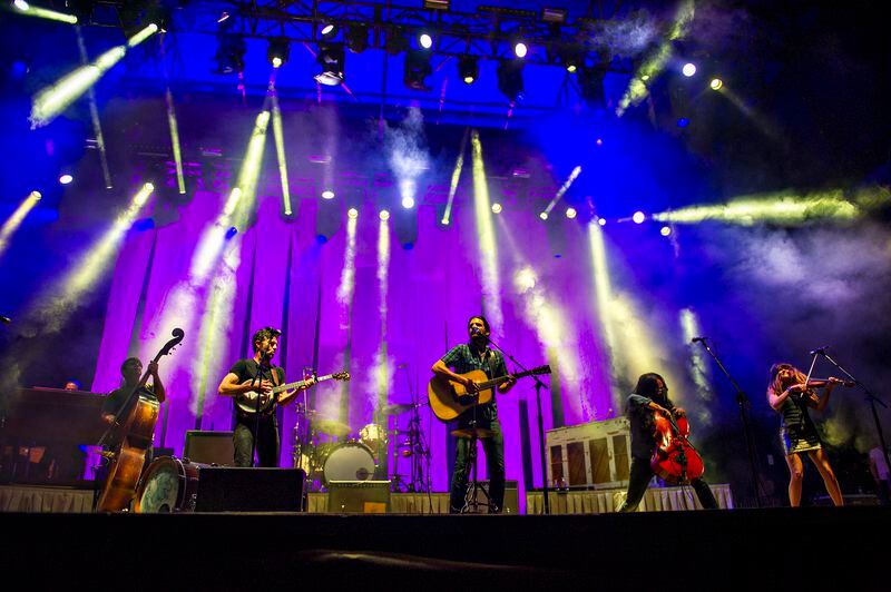 May 9, 2015 Atlanta - The Avett Brothers perform during the Shaky Knees Music Festival at Central Park in Atlanta on Saturday, May 9, 2015. Social Distortion, Flogging Molly, Interpol, Wilco, The Avett Brothers and many more performed on the second day of the three day festival. JONATHAN PHILLIPS / SPECIAL