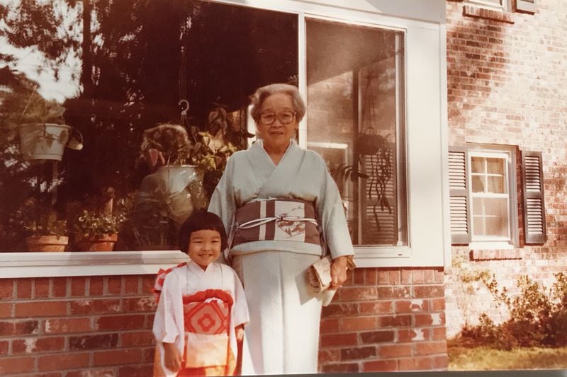 Sachi Nakato Takahara is seen as a child with her grandmother, Tetsuko Nakato, founder of Nakato. Courtesy of Nakato Japanese Restaurant