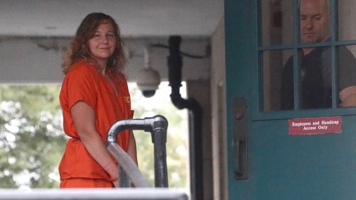 Aug 23, 2018 - Augusta -  Reality Winner, who pleaded guilty in June to leaking top-secret government documents about Russian meddling in the 2016 election, arrived to be  to be sentenced in a federal court in Augusta on Aug. 23.   Bob Andres / bandres@ajc.com