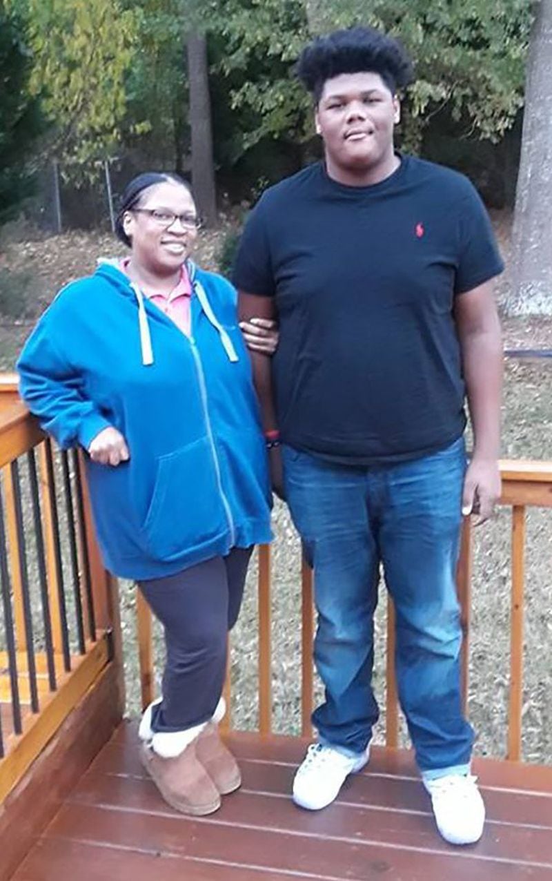 Sandra White and her son Arkeyvion White.
 Sandy White was pregnant when she was killed Thursday, April 4, 2019. Her 16-year-old son Arkeyvion White was also killed. The suspected gunman is Anthony Bailey. Police discovered of their bodies after an hours-long standoff in Henry County that ended in the predawn hours of Friday, April 5, 2019. Bailey also died of what appeared to be a self-inflicted wound, police say. (Sandra White's Facebook Page)