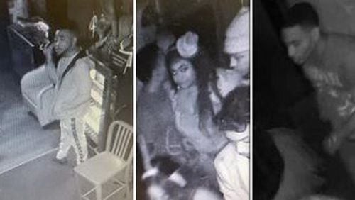 Police released surveillance photos of three people believed to be connected to a fatal shooting at a Forest Park strip club earlier this month.