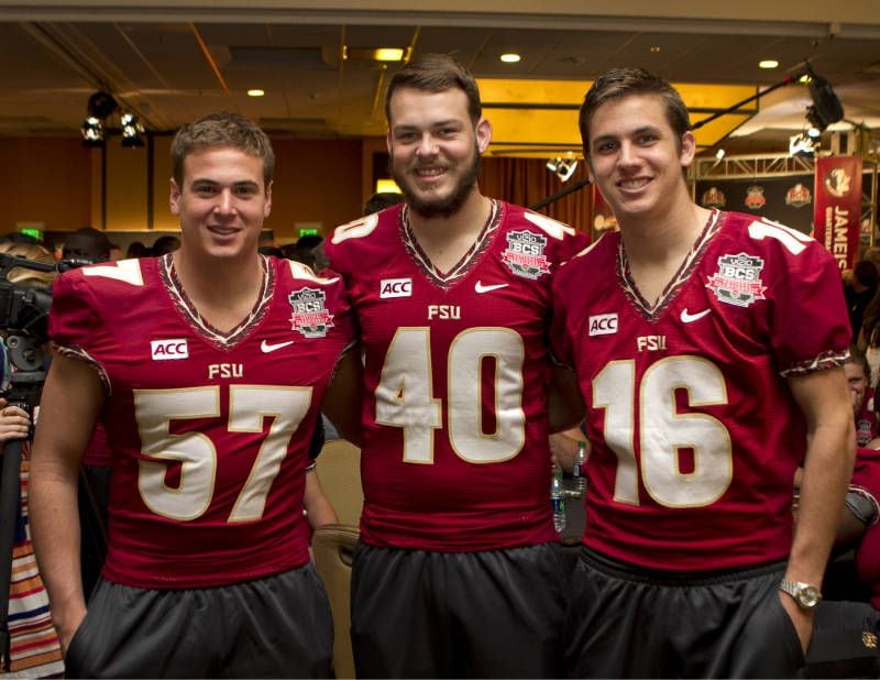  Conley, center, at Florida State