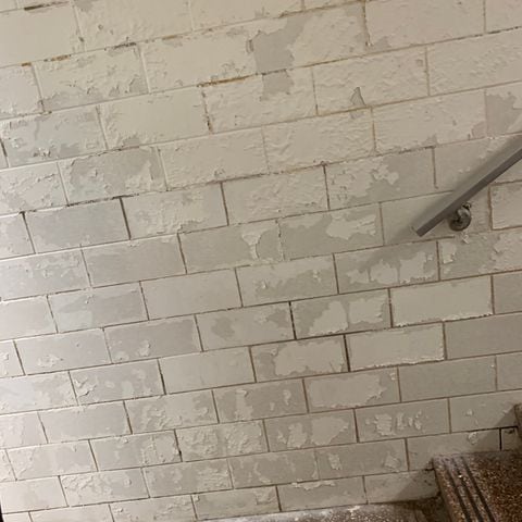 Peeling Wall Before