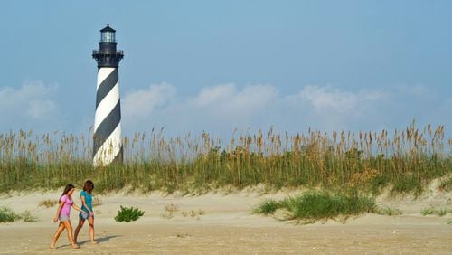 Cape Hatteras Lighthouse is an historic landmark in the Outer Banks, North Carolina.
Courtesy Outer Banks Visitor Center
