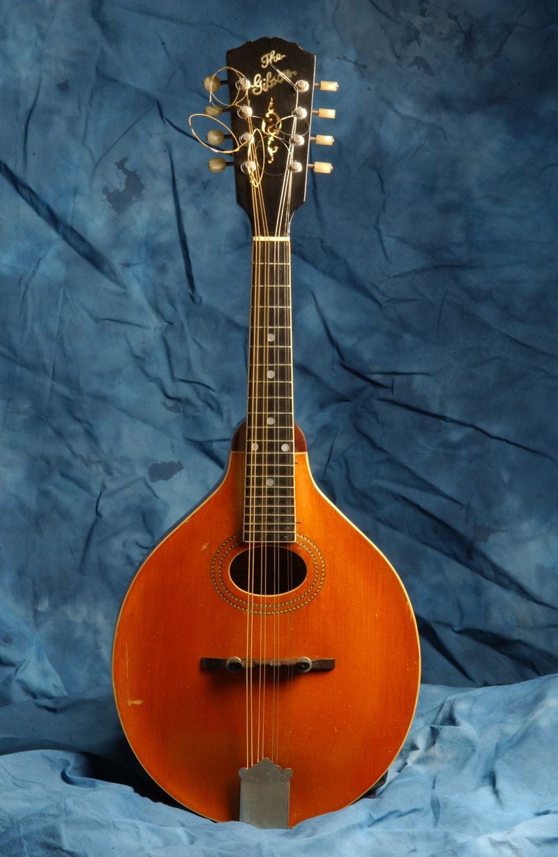 Bo Emerson's Gibson mandolin. LOUIE FAVORITE/AJC File