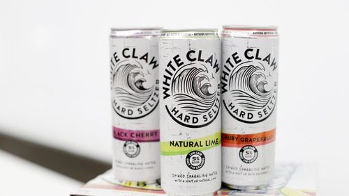The popularity of White Claw Hard Seltzers is challenging beer brands even as established as Budweiser. KRISTEN NORMAN / CHICAGO TRIBUNE / TNS