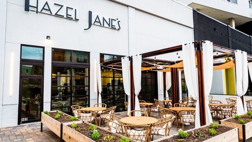 The patio at Hazel Jane’s offers prime Beltline views. CONTRIBUTED BY HENRI HOLLIS