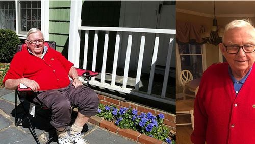 In the photo on the left, taken in March 2016, Pete Manley weighed 243 pounds. In the photo on the right, taken in December, he weighed 180 pounds. (Photos contributed by Pete Manley)