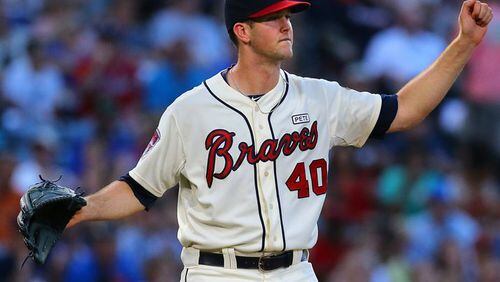 The Braves' Alex Wood has been outstanding on the road this season. The Braves, given their leaky bullpen, might need him to go at least eight innings in Friday's series opener against the Mets in New York. (AJC file photo)