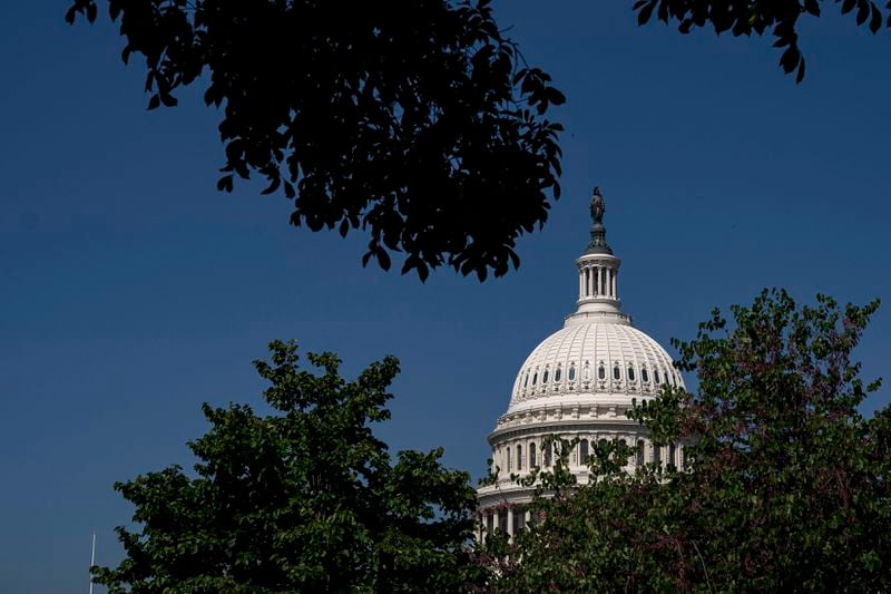 The Capitol building in Washington, D.C., on June 1, 2023. (Haiyun Jiang/The New York Times)
                      