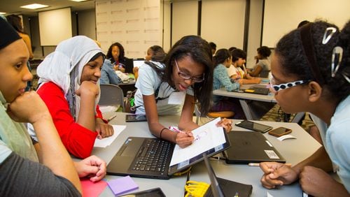 Band of Coders| Girls Academy is Atlanta’s all girls coding program. CONTRIBUTED