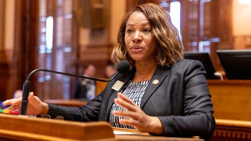 State Rep. Mesha Mainor, who was elected as a Democrat before switching to the Republican Party, has drawn five Democratic challengers to her reelection bid this year in the traditionally Democratic House District 56. Credit: Georgia House of Representatives