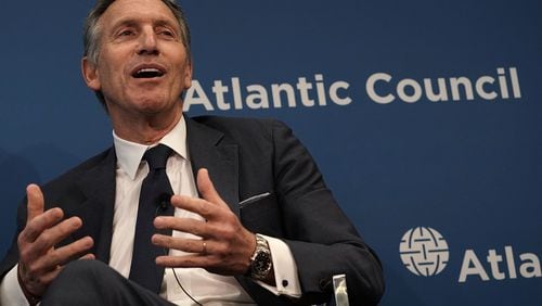 Former Starbucks CEO Howard Schultz in a 2018 file photo. Alex Wong/Getty Images