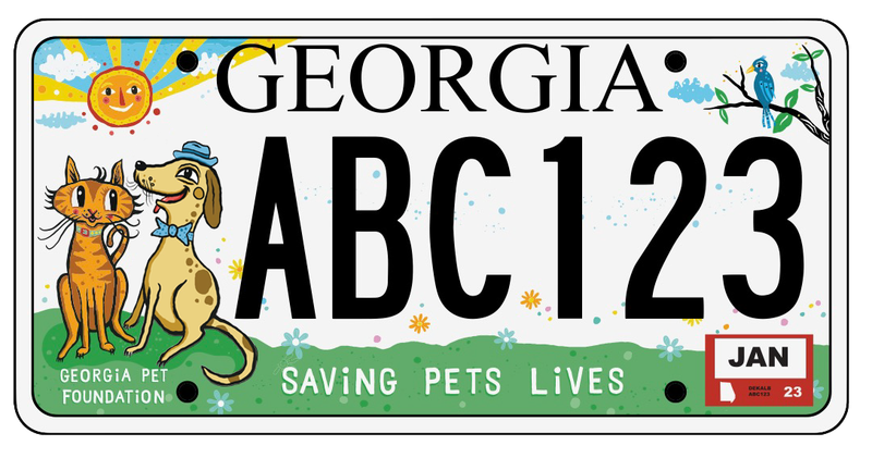 The sales through the Georgia Pet Foundation, have been helping fund spay and neuter programs in shelters across the state. With the sales from the plates, Fix Georgia Pets then disperses the funding to shelters or other organizations working to address overpopulation problems.