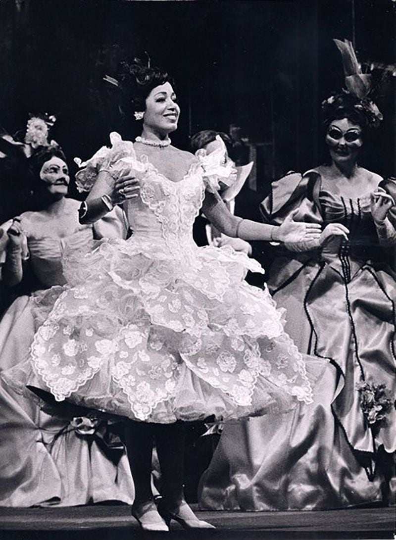 A young Maynard Jackson sat in the audience when his aunt, opera diva Mattiwilda Dobbs, became one of the first Black women to grace the Fox Theatre’s stage. Dobbs is seen here at the Hamburg State Opera in 1961. (AJC file)