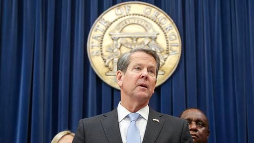 Gov. Brian Kemp has told state agencies they can request up to 3% worth of enhancements to their budgets in the coming year. (Natrice Miller/ Natrice.miller@ajc.com)