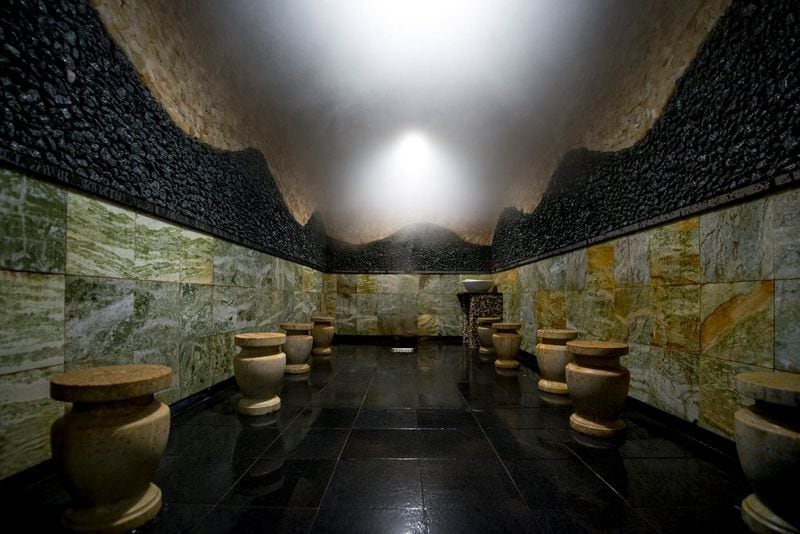 The Steam Jade room at Jeju Sauna is a thermal sauna. Contributed by Jeju Sauna