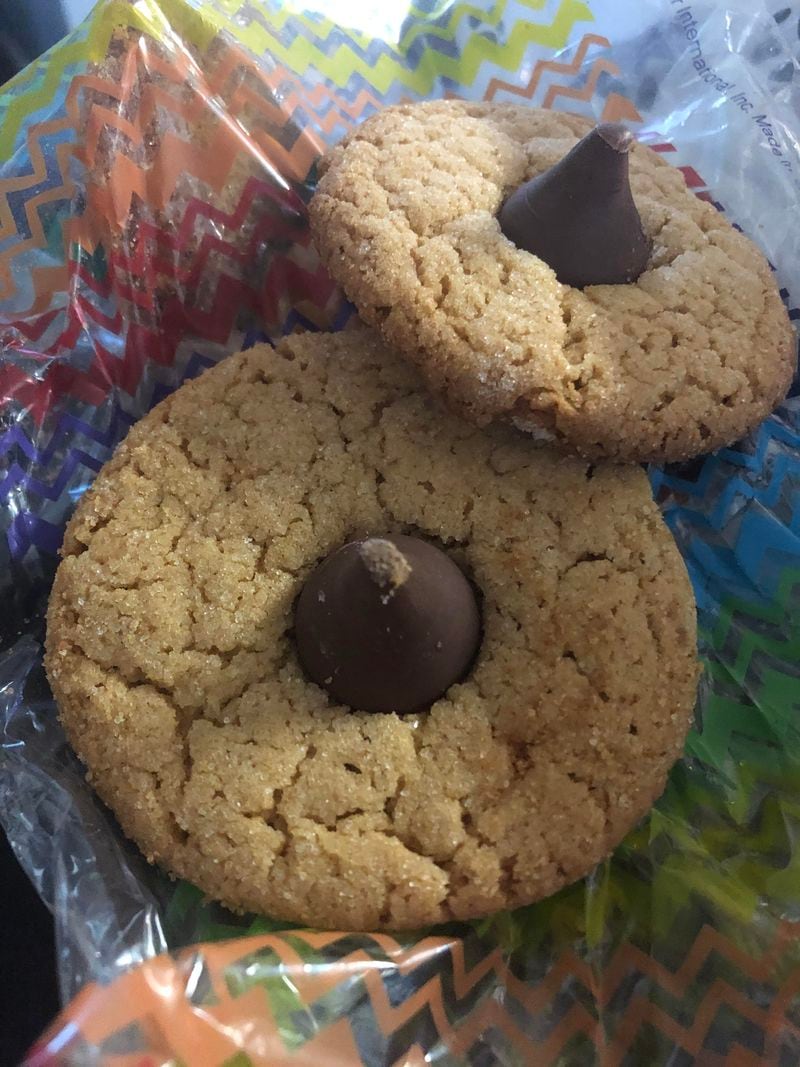 Kitty Miller shared a photo of cookies that were in a care package sent to her from her aunt. "I don't live around any family right now and this bit of love is like a big hug," she wrote.