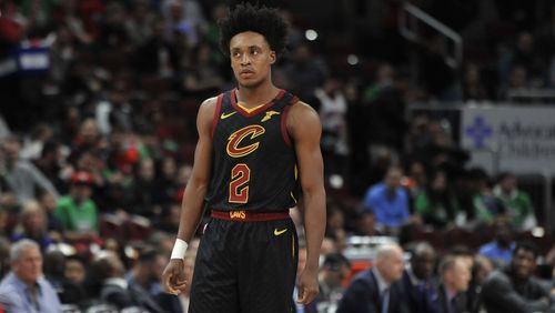 The No. 8 overall pick in the 2018 NBA Draft, former Pebblebrook star Collin Sexton was averaging 20.8 points per game this season for the Cleveland Cavaliers. (AP Photo/Paul Beaty)