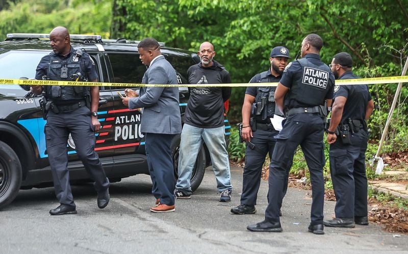 Police were on the scene Wednesday in the area of Cooper and Eugenia streets in the Mechanicsville neighborhood. 