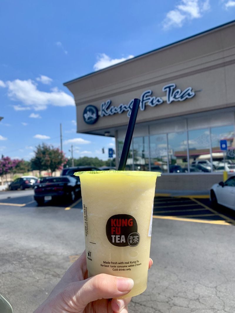 Kung Fu Tea’s Pineapple Slush is a refreshingly tropical match for a hot summer day. CONTRIBUTED BY ANGELA HANSBERGER