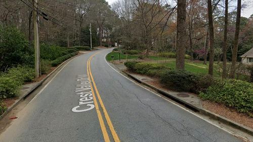Sandy Springs recently approved a  contract for the 980 Crest Valley Drive Drainage Improvement Project. (Google Maps)