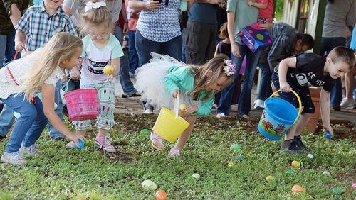 Kids can go on an Easter egg hunt at Bunten Road Park in Duluth on March 24.