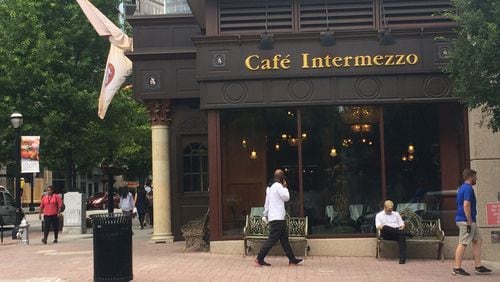Cafe Intermezzo located in Midtown Atlanta, at 1065 Peachtree St.
