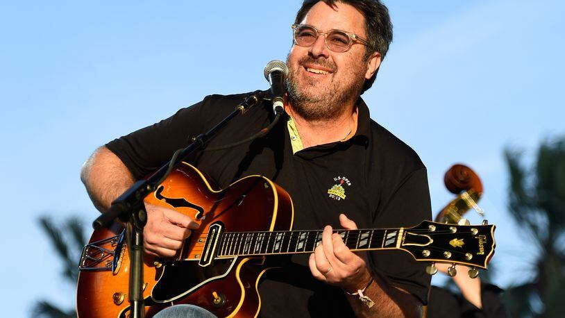 Vince Gill has teamed with Lyle Lovett for a tour. (Photo by Frazer Harrison/Getty Images for Stagecoach)