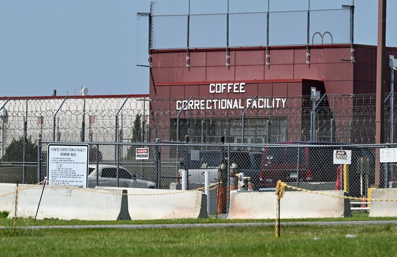  Exterior of Coffee Correctional Facility, 1153 N. Liberty St., Nicholls, GA 31554, Saturday, August 19, 2023. (Hyosub Shin / Hyosub.Shin@ajc.com)