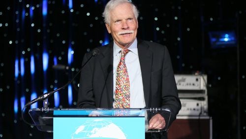 ATLANTA, GEORGIA - MARCH 30:  Ted Turner speaks at UNICEF's Evening for Children First to Honor Ted Turner on March 30, 2016 in Atlanta, Georgia.  (Photo by Ben Rose/Getty Images for UNICEF)