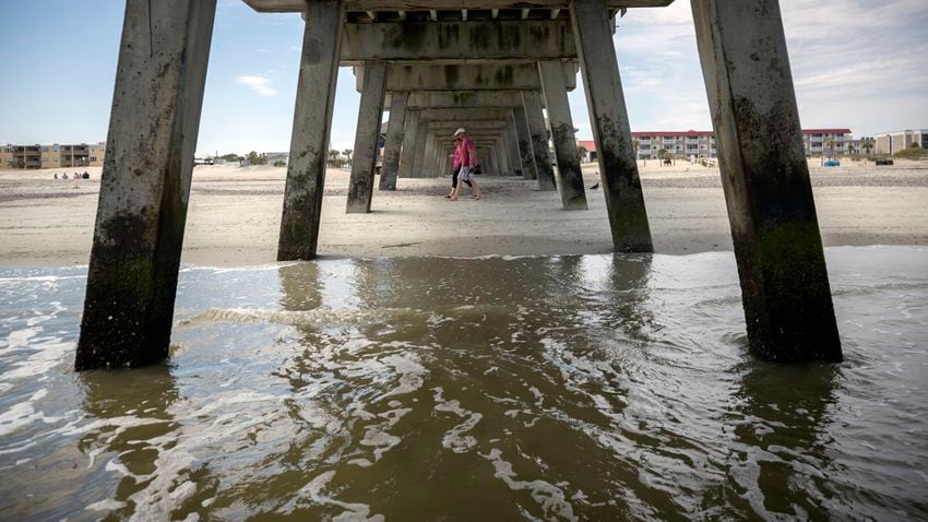 PHOTOS: Tybee Island beach amid Georgia’s shelter-in-place order