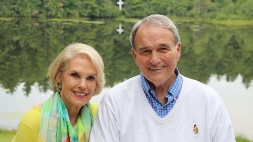 Harriet and Charles Shaffer in 2017. Charles Shaffer played a key roles in building Atlanta's reputation as as sports event city, including bring the Olympics and a Super Bowl to town,