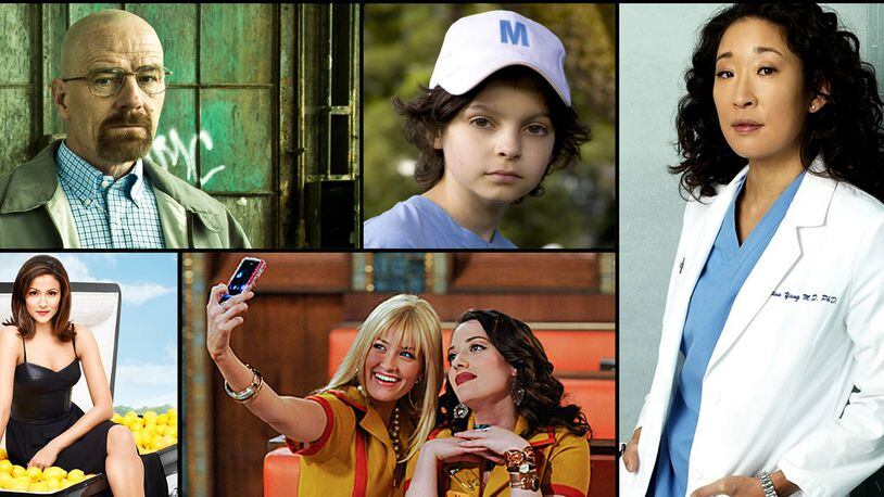 Among the TV shows that have consulted Hollywood, Health & Society experts: (clockwise from top left): "Breaking Bad," "Parenthood," "Grey's Anatomy," "Two Broke Girls" and "Chasing Life." The latter three have dealt with Affordable Care Act issues.