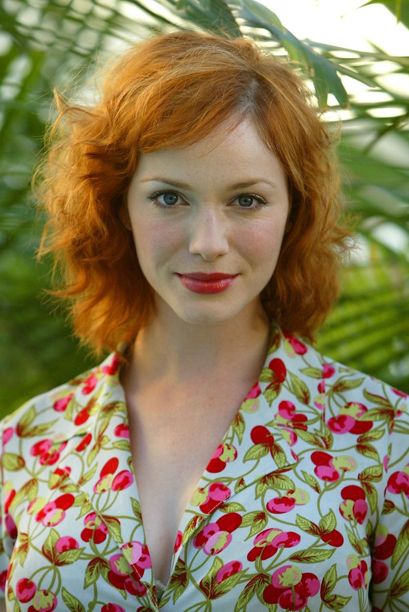  LOS ANGELES - JULY 20: Actress Christina Hendricks attends "UPN's TCA Party" at Shutters at the Beach July 20, 2004 in Santa Monica, California. (Photo by Mark Mainz/Getty Images)