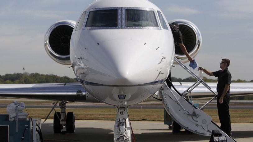 High-mileage SkyMiles members could cash in with a private jet ride to their next destination. Bob Andres bandres@ajc.com