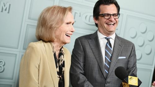 From left, actor Eva Marie Saint and TCM host Ben Mankiewicz attend the screening of "A Hatful of Rain" during the 2018 TCM Classic Film Festival on April 27, 2018 in Hollywood, California. (Emma McIntyre/Getty Images for TCM/TNS)