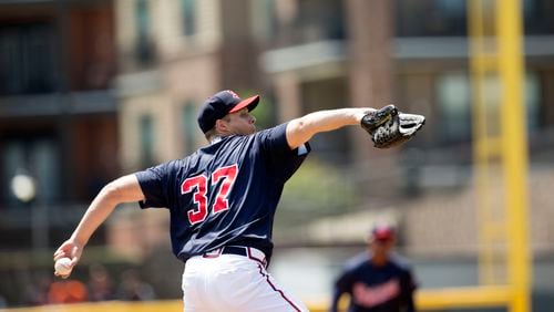 Andrew Albers was 12-3 with a 2.61 ERA in 26 games for the Braves’ Triple-A Gwinnett affiliate. Chad Rhym/ chad.rhym@ajc.com