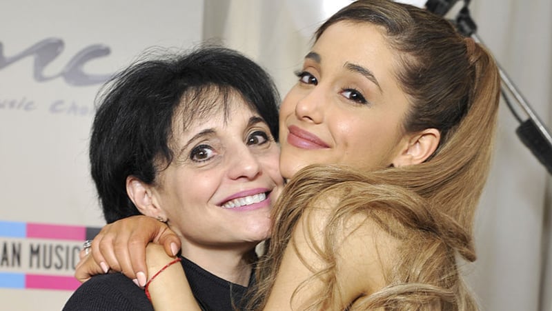 Reports say singer Ariana Grande's mother, Joan, pictured in 2013, helped fans to safety following the explosion near Manchester Arena.