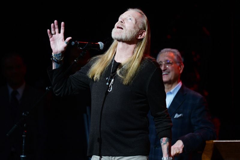  Allman at his tribute concert at the Fox Theatre in 2014. (Photo by Andrew H. Walker/Getty Images)