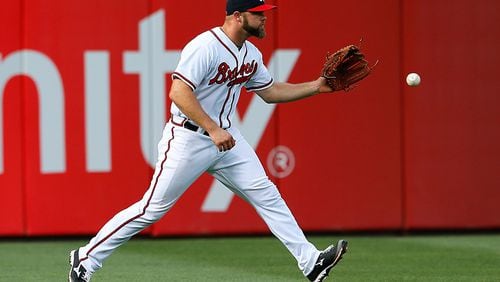 Evan Gattis' future with the Braves may be in the outfield.