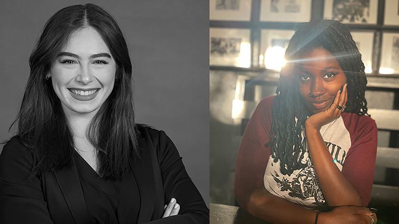 Abbey Edmonson (left) and Imani Dennis are joining the AJC's Digital Team.