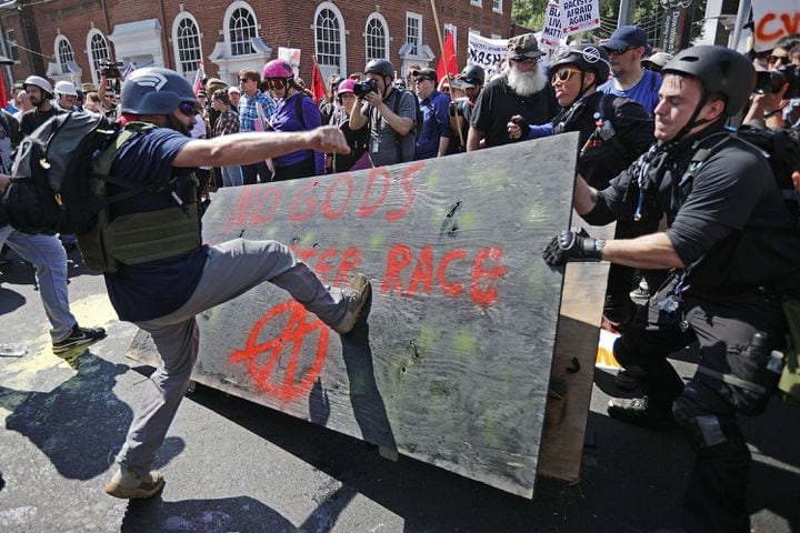 Violent protest in Charlottesville
